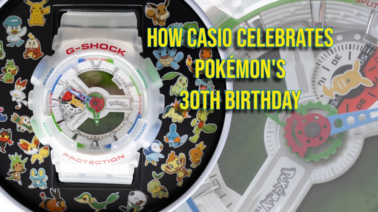 Casio Honors Pokémon 30th Anniversary With Sold-Out Collector's G