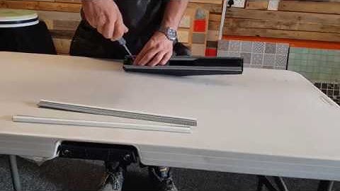 How to change rubber squeegee blades on your Tile Master Wet Vac