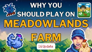 Why you should play on Meadowlands farm in Stardew Valley (1.6 Update)
