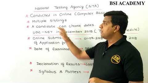 NTA UGC NET Examination