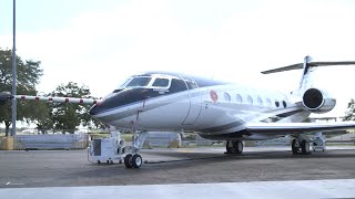 2022 NBAA-BACE Aircraft Display Begins to Take Shape