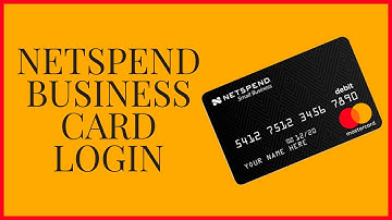 How To Login To Netspend Business Card? Netspend Business Card Login 2021