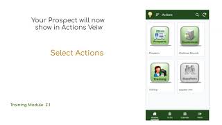 Adding A Prospect  Training