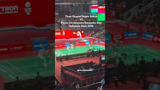 Gicquel/Delrue VS Christiansen/Boje Indonesia Open2026 #sports #badminton #indonesiaopen2026