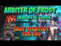 Arbiter Of Frost Immortal Codex - Easy Strategy to get to SSS Tier | Watcher Of Realms