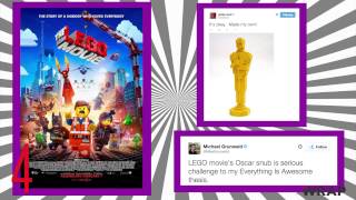 Benedict Cumberbatch's Future Photobomb, All-White Oscars Acting Field, Lego Movie Snub