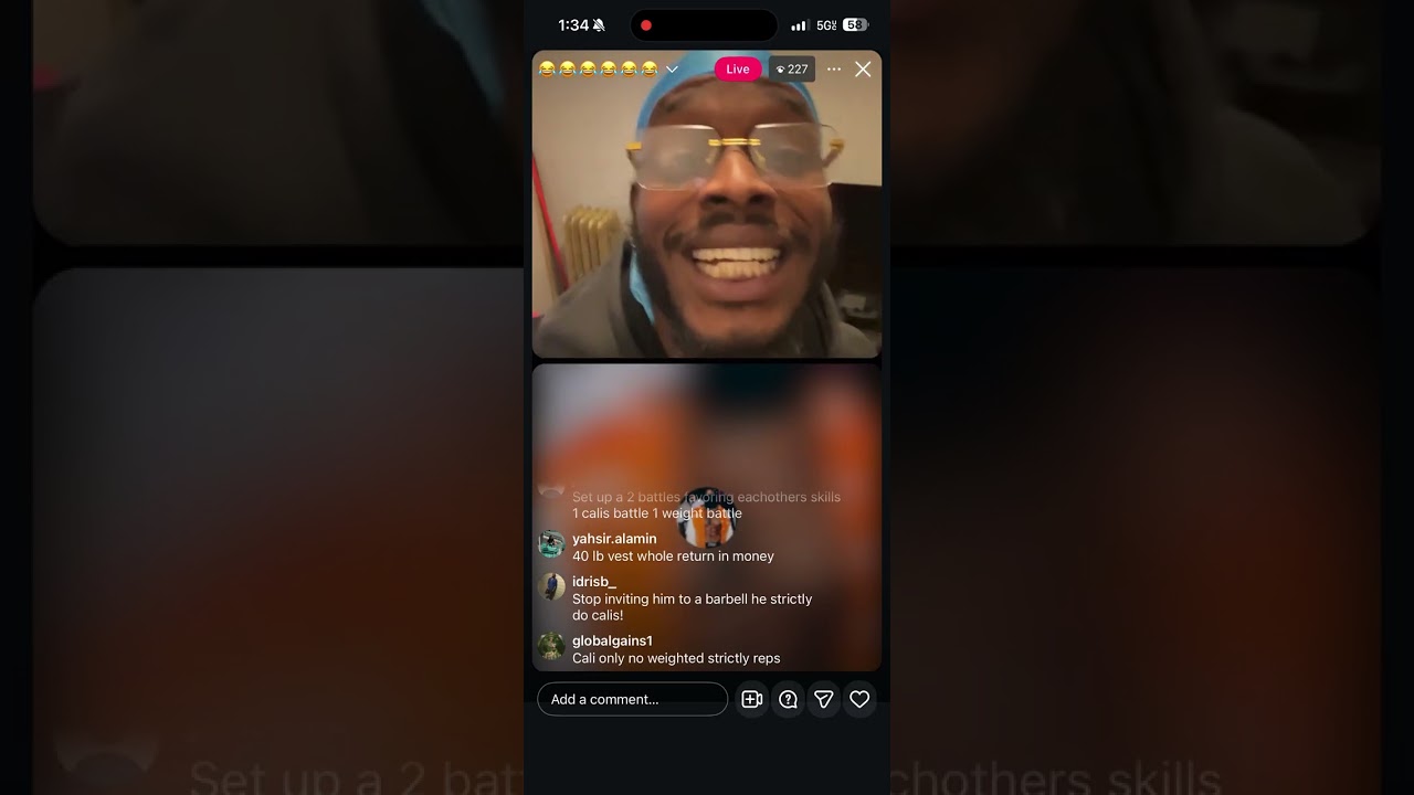CALISTHENIC PRINCE VS XTRAMONEY GOING AT EACHOTHER - INSTAGRAM LIVE - BATTLE