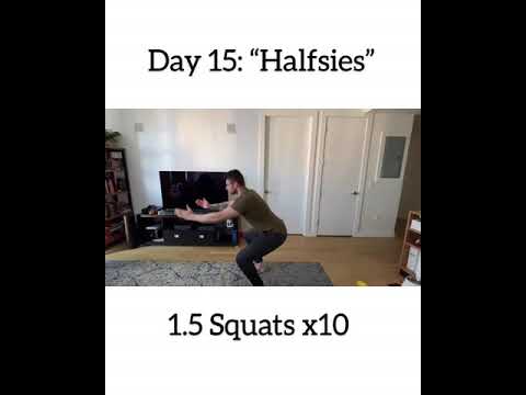Bodyweight Challenge Day 15: “Halfsies”
