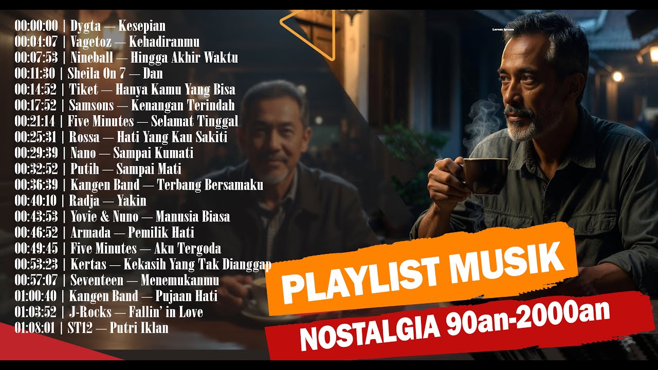 LAGU NOSTALGIA 90AN & 2000AN 🎶 AKUSTIK BAND POP INDONESIA PALING HITS | SANTAI & KERJA