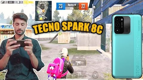 Best Gaming Device in pubg Mobile Tecno Spark 8c 🔥19000 Rupees🔥..
