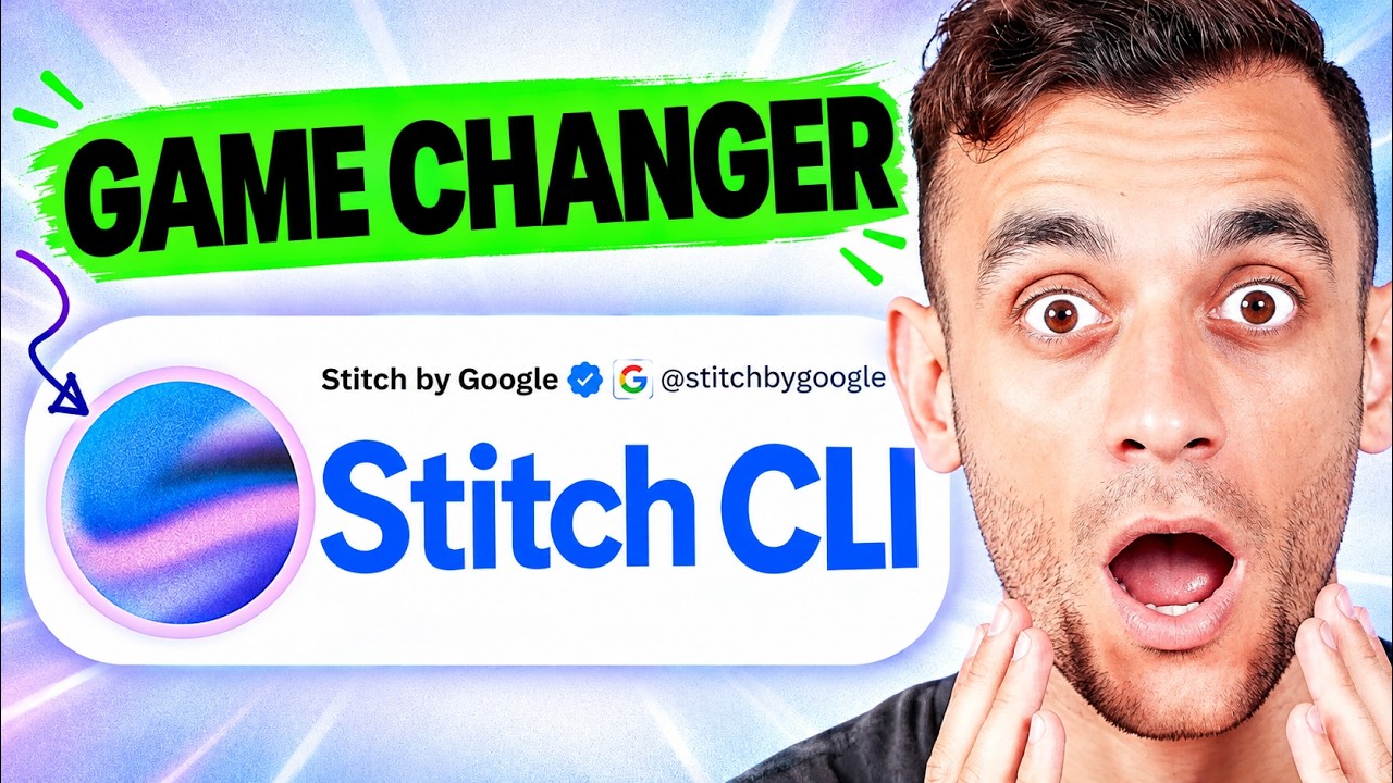 Google Stitch CLI Update Is a GAME CHANGER!