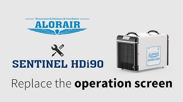 How to Replace the Operation Panel - Sentinel HDi90 Crawl Space & Basement Dehumidifier