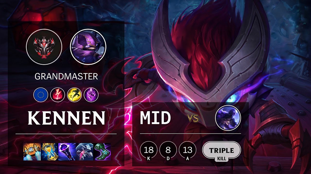 Kennen Mid vs Ryze - EUW Grandmaster Patch 11.10