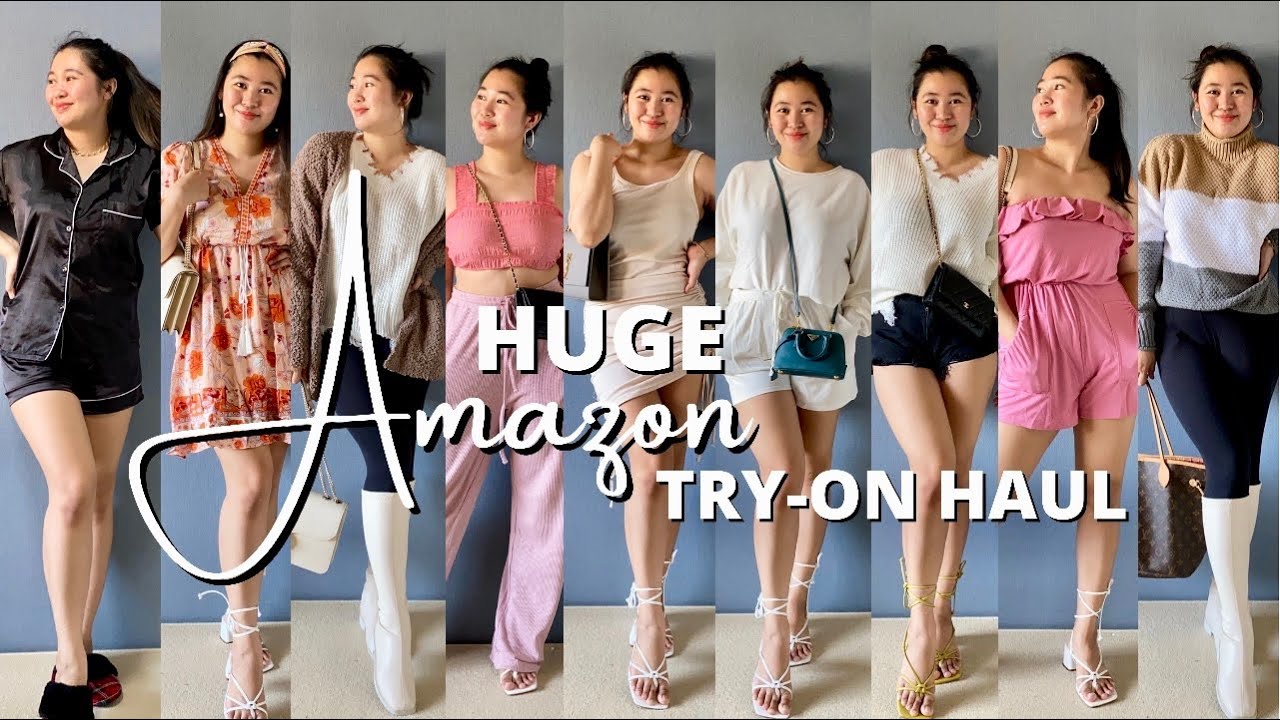 HUGE Amazon Clothing Haul | LEANI, TECREW, SWEATY ROCKS etc. | RINA DC