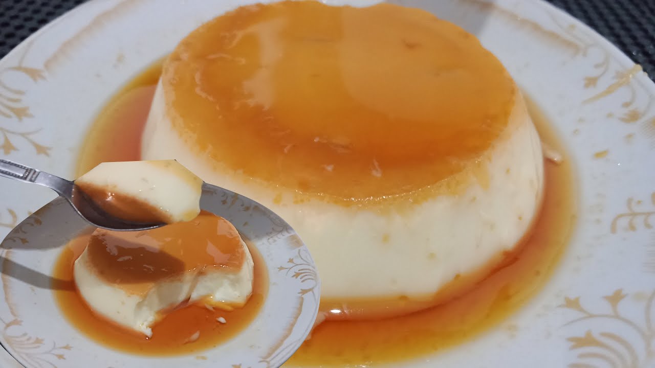 CREME CARAMEL---كريم كراميل 🍮 في وقت قياسي بدون فرن بلا نشا وبلا فلان في 10 دقائق