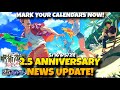 MARK YOUR CALENDARS 2.5 ANNIVERSARY IS COMING SOON FOR JP! LIVESTREAM NEWS! | JJK Phantom Parade