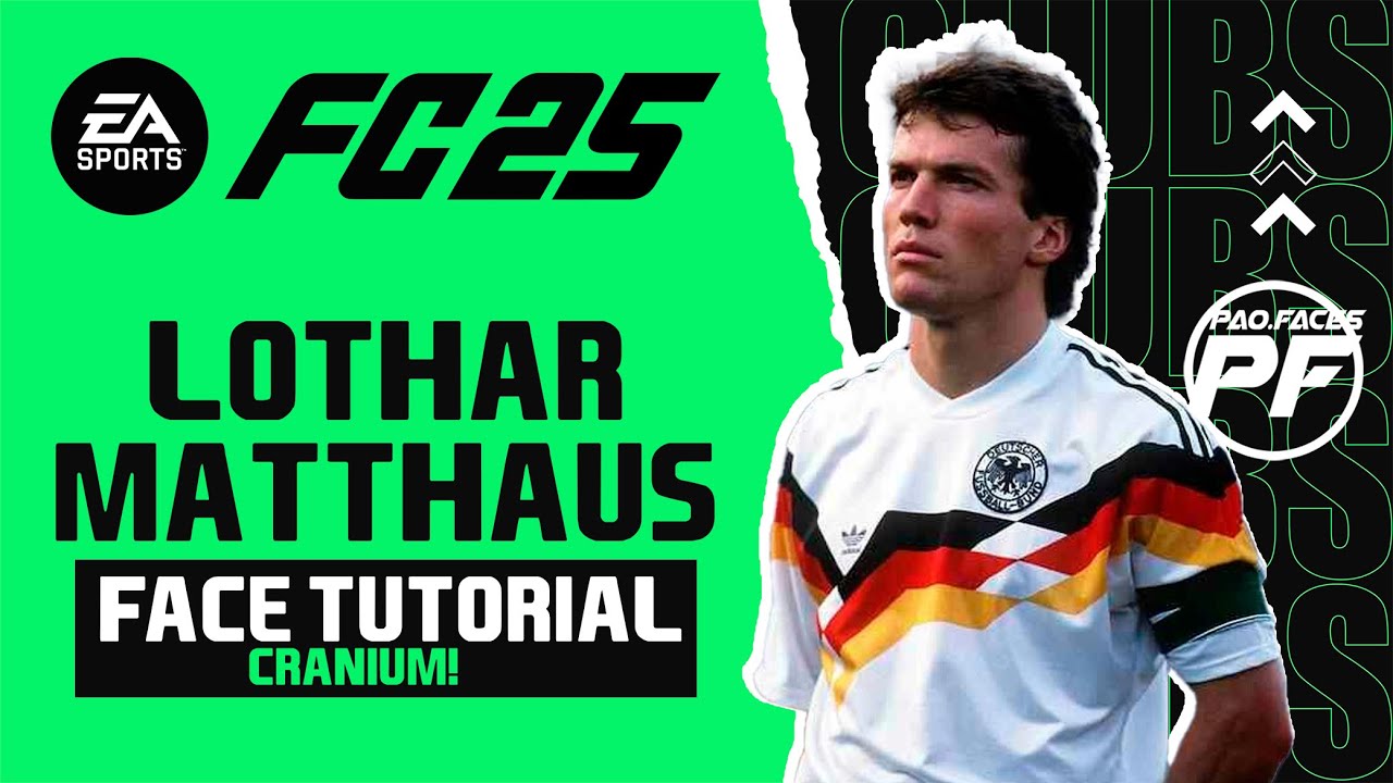 Как создать Лотара Маттауса в EA FC 25 FACE Clubs Face Creation — CAREER MODE — LOOKALIKE