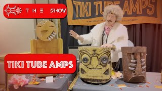 CARVED TIKI HEAD...STEREOS? | Desmonds Tiki Tube Amps at T.H.E. Show SoCal 2025