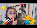 🏫Eu vs TATA ❌ CINE face mai bine PROIECTUL DE ȘCOALĂ Sistemul Solar Machetă Vlog copii