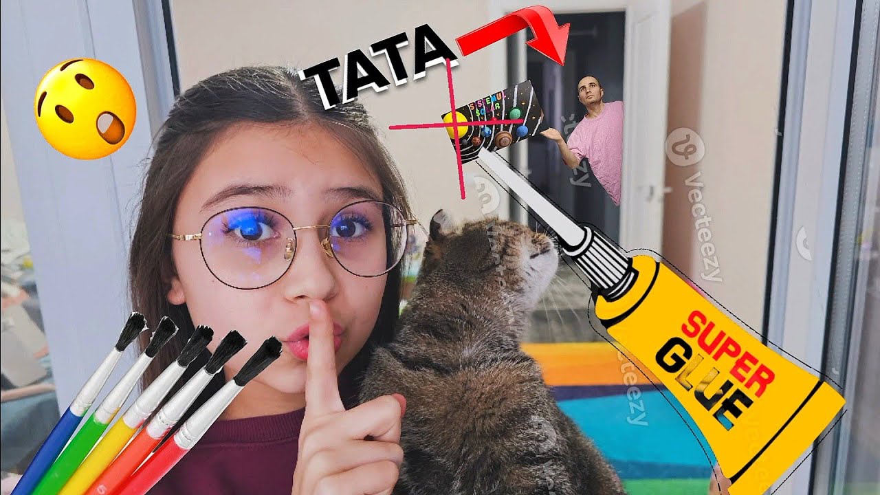 🏫Eu vs TATA ❌ CINE face mai bine PROIECTUL DE ȘCOALĂ Sistemul Solar Machetă Vlog copii 