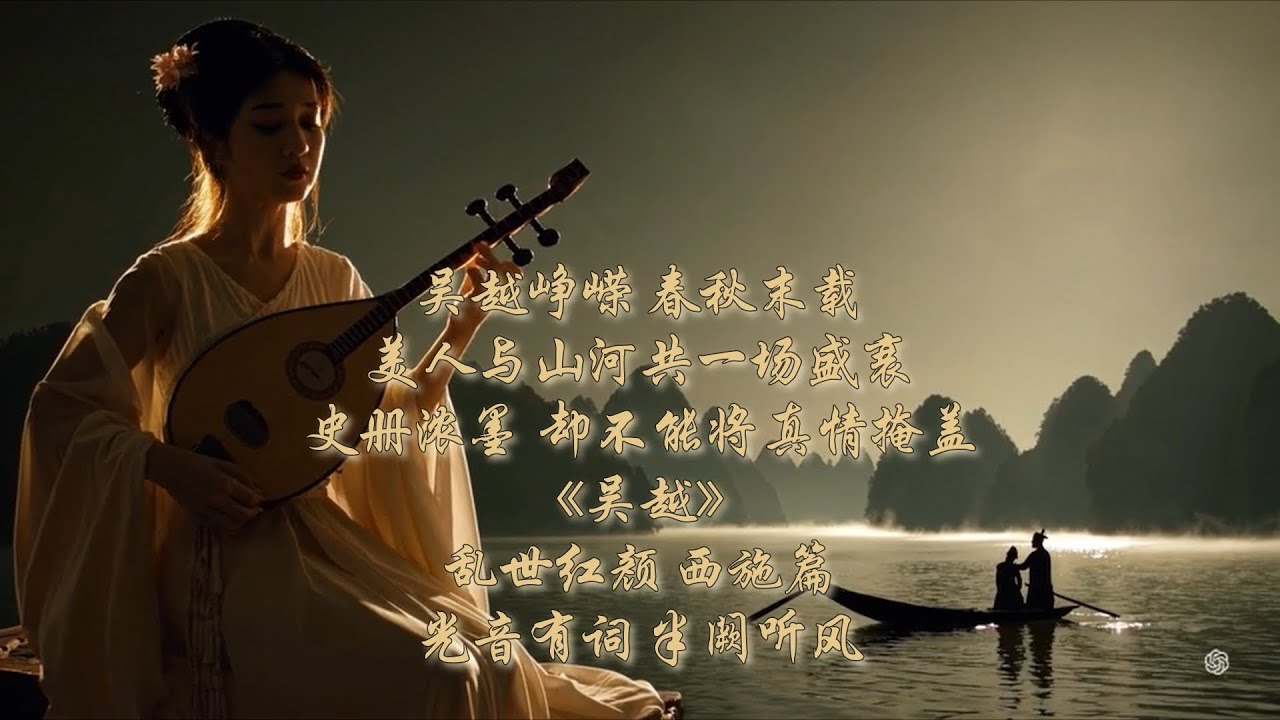 Watch 《吴越》——乱世红颜 西施篇 | 原创歌曲 | 光阴有词·半阕听风 on YouTube Watch 《吴越》——乱世红颜 西施篇 | 原创歌曲 | 光阴有词·半阕听风 on YouTube