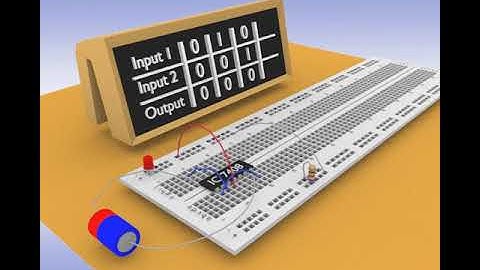 Animasi 3D Simulasi Gerbang Logika AND