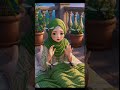 Windy Day Adventure | Ghibli Muslim Girl #youtube #animation #ghibli #ytshorts #cute #cartoon #fyp