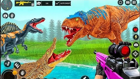 Wild Dinosaur Hunter Hunting Sniper Gun Game – Android Gameplay