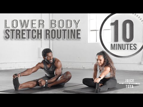 10 Minute Lower Body Stretch Routine (For Tight Hamstrings & Hip Flexors)