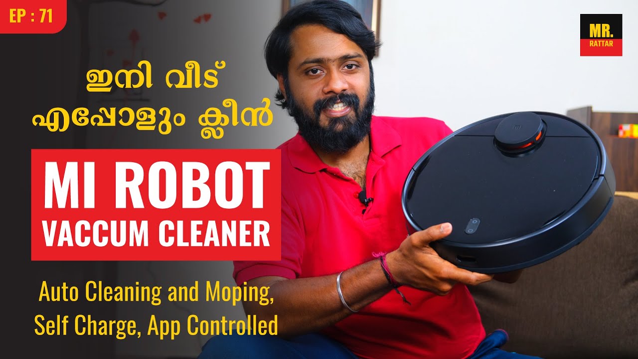 Mi Robot Vacuum Mop P Unboxing & Detailed Review Malayalam Automatic Vaccum Cleaner Malayalam