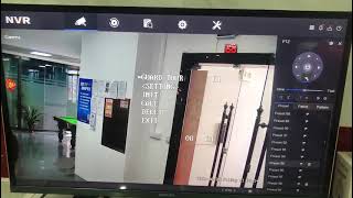 PTZ camera adjusts the picture pattern effect in Hikvision NVR