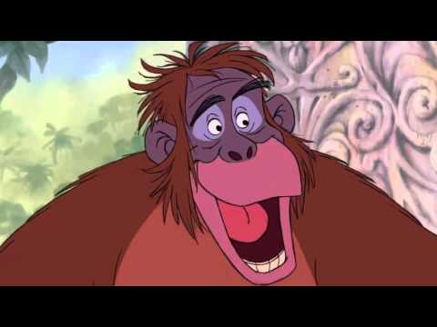 The Jungle Book  Mowgli meets King Louie HD