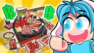 Roblox เปิดร้านหมูกระทะแข่งกัน !!! | Thai BBQ Tycoon