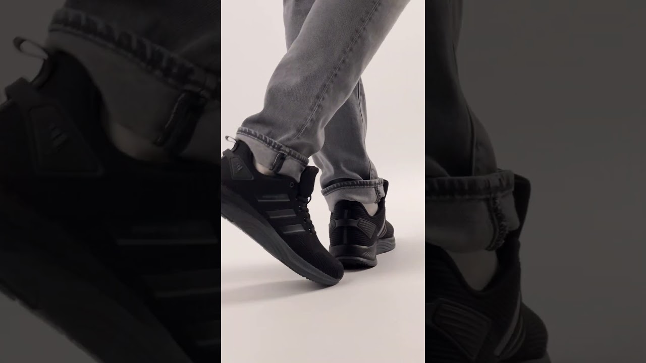 Мужские текстильные кроссовки Adidas Equipment Profoam Black Gray, кеды Адидас черные A3062