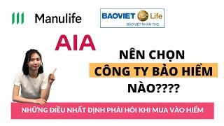 Tại sao phải mua bảo hiểm? VÀ NÊN CHỌN CÔNG TY BẢO HIỂM NÀO?