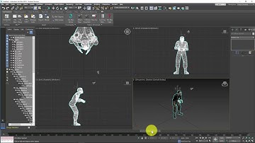 3ds Max and Mixamo- Combine Multiple Animations