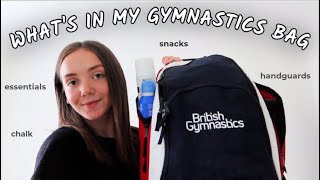 WHAT'S IN MY GYMNASTICS BAG | gym essentials, chalk, equipment, handguards