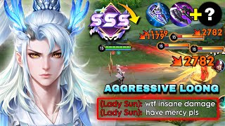 TOP 1 ASIA LOONG AGGRESSIVE GAMEPLAY WITH THIS NEW OP BUILD IN RANK! | HONOR OF KINGS