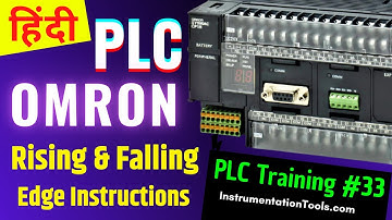 Rising Edge and Falling Edge Instructions in Omron PLC - Automation Training