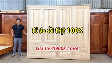 Tủ Áo gỗ Sồi Nga ( Hàng Đặt và Hàng Thường ) tại sao Gía Cả hơn nhau gấp 3 lần .