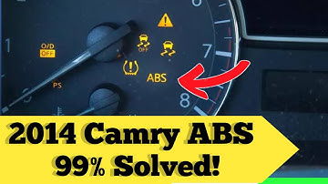 2014 Toyota Camry Abs Light on Solved For Free | Error code C1331, C1332 Solved!
