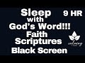 (Bible Verses For Sleep About Faith) Scriptures On Faith 9 Hour Dark Screen