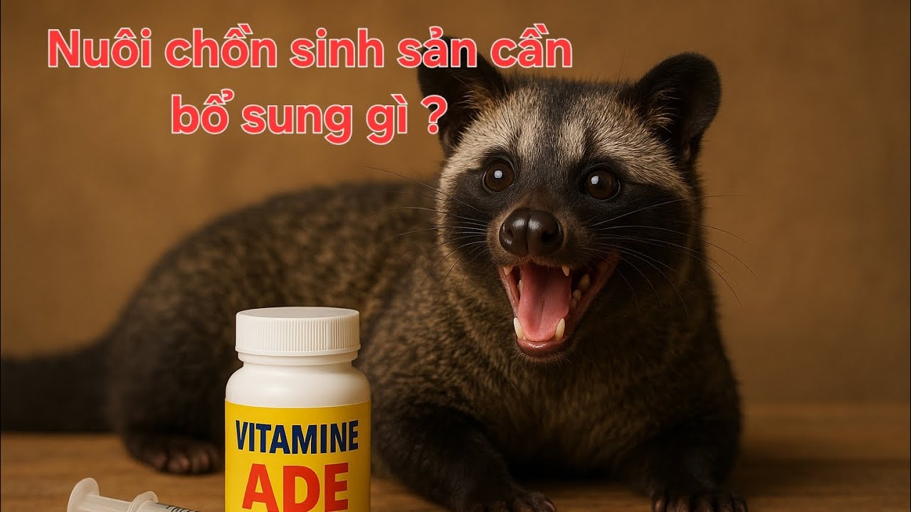 Nuôi chồn sinh sản cần bổ sung gì ? Khác nhau giữa ADE dạng tiêm và uống.