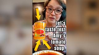 Trying Amy’s Organic Chunky Tomato Bisque Soup | Taste Test