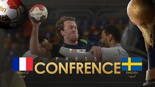 Press Conference: France - (Sweden) | 27th IHF Men's Handball World Championship | Egypt2021