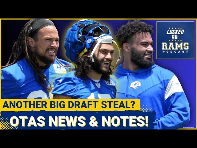 Rams OTAs News and Notes! Rookie Standouts, Rams Draft Steals, Kyren Williams Disrespected u0026 More! class=