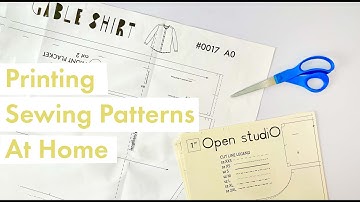 How to Print Digital Sewing Patterns at Home