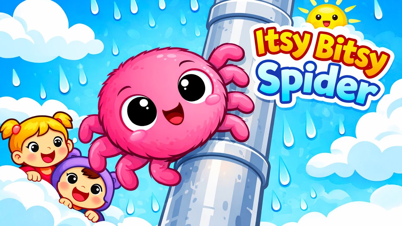 Маленький Паучок (Itsy Bitsy Spider) 🕷️ | Детская Песня | Песни для Детей