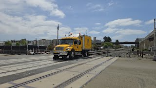 Union Pacific DC-77 Rail Inspection Vehicle at Hearst Avenue Berkeley, CA