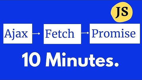 Fetch API in 10 minutes | ASYNC JS - Video 5 #fetchapi #javascript